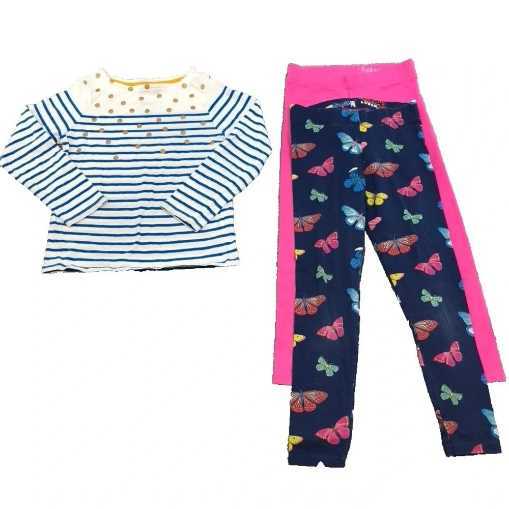 Mini Boden Outfit Set Girls 7-8 Leggings Long Sleeve Comfort‎ Casual School Play